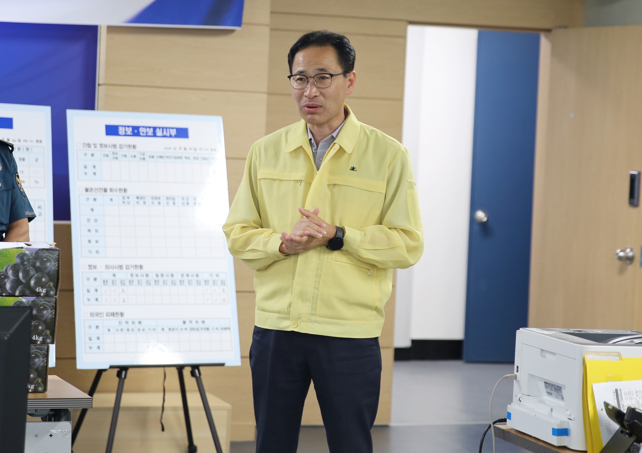 장안경찰서 을지연습장 격려 방문6번 사진